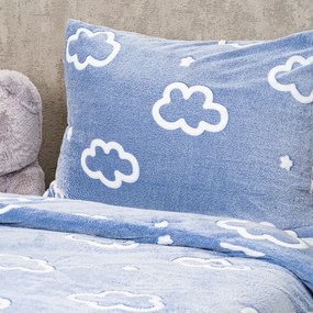 4Home Világító ágynemű mikroflanel Cloud , 140 x200 cm, 70 x 90 cm