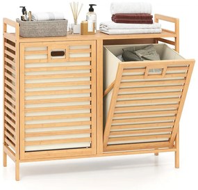 75 literes szennyestartó szekrény 2 kivehető rekesszel