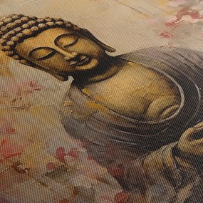 Kép - Buddha, festészet (90x60 cm)