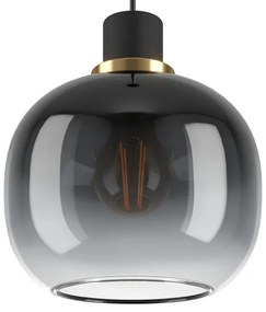 Eglo 99617 - Csillár zsinóron OILELLA 3xE27/40W/230V szürke