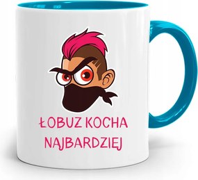 Kék Fiú Bögre A Zsivány Szereti A Legjobban A fényképes nyomatot