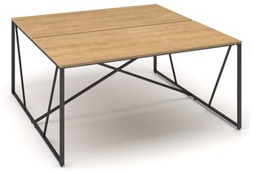 ProX asztal 158 x 163 cm, hamilton tölgy / grafit