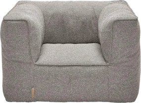 Szürkésbarna párnázott kerti fotel Grow – Blomus