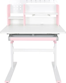 Növekvő íróasztal, rózsaszín/fehér, ADAN