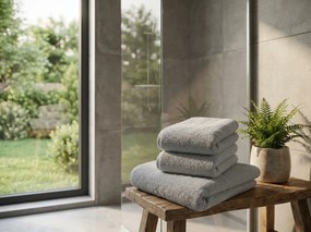 Fürdőlepedő NORIELLE 70x140 cm világosszürke, 100% pamut