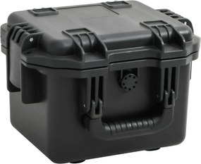 vidaXL fekete PP hordozható repülős tok 30 x 24,5 x 20 cm