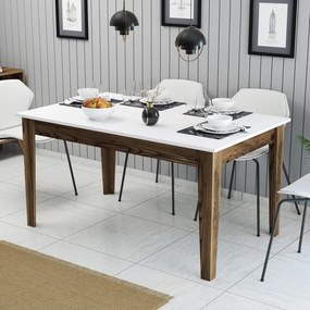 Étkező asztal Milan 514 - Walnut, White