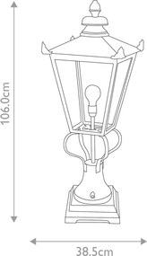 Elstead Lighting WILMSLOW WSLN1-BLACK Állólámpa 1x200W/E27 IP23