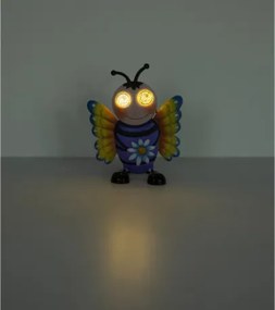 Globo 36332B Solar lámpa, fém, többszínű matt, műanyag fekete matt, kapcsolóval, AAA 300mAh 1.2V elemmel, IP44, HxSzxM: 190x95x225mm, tartozék: 104x 0.06W 3V LED, 3000K