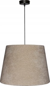 Függőlámpa E27 szívószálas bézs Lámpabúra 34x44 h29 Boucle Venosa