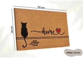 Kókuszrost lábtörlő 40x70 cm Kitty Home – Hanse Home