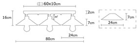 Bronzszínű mennyezeti lámpa fém búrával ø 24 cm Berceste – Opviq lights