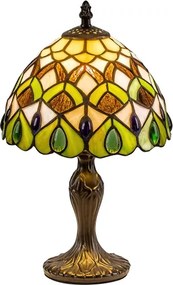 Brilagi - Tiffany vitrázs asztali lámpa MARGARET 1xE14/40W/230V
