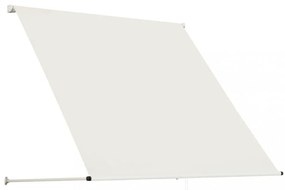 feltekerhető krémszínű napellenző 150 x 150 cm