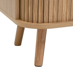 Natúr színű könyvespolc tölgyfa dekorral 80x172x40 cm Elia – Casa Selección