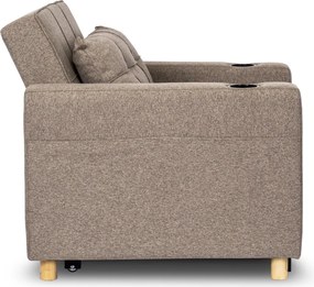 Dönthető fotel bézs, SOLOR