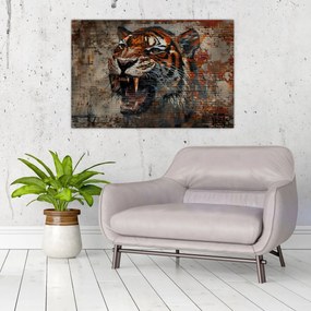 Kép - Téglatigris (90x60 cm)