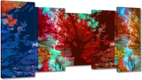 Festmények 150x80 Őszi absztrakt