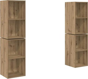 vidaXL TV szekrény garnitúra 4 pcs Artisan tölgy 37 x 37 x 72 cm
