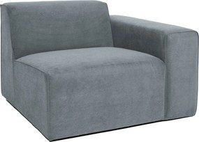 Szürke kordbársony kanapé modul (jobb oldali) Sting – Scandic