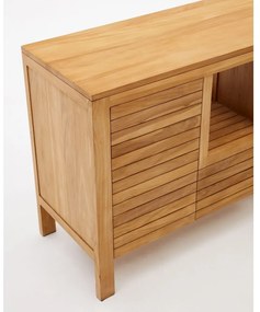 Natúr színű alacsony teakfa mosdó alatti szekrény 120x80 cm Neria – Kave Home