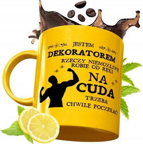 Prémium Arany Bögre Dekorátor Ajándék Nyomtatott Fotóval