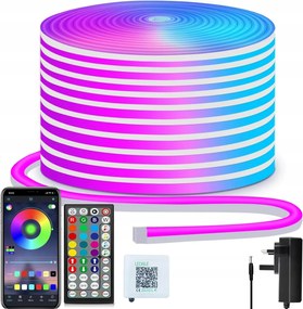 Rgb Led Szalag 15M Ledy 24V Távirányítóval Extra erős Szett Alkalmazás