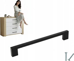 Bútorfogantyú Fekete Konyhaszekrény Bútorfogantyú 320/342 MM Bliss Aks