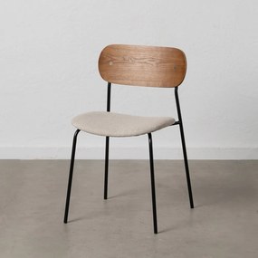 Barna-krémszínű étkezőszék szett 4 db-os Moe – Ixia