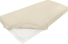 Szatén gumis lepedő 160x200x25, ecru_02, Matex