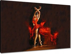 Vászonkép 90x60 Szenvedélyes tánc Nő