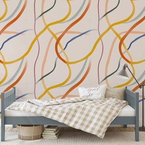 Fotótapéta - Minimalista színes vonalak (147x102 cm)