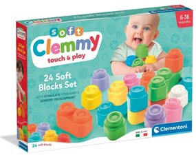 Clemmy Baby puha kockák, 24 db