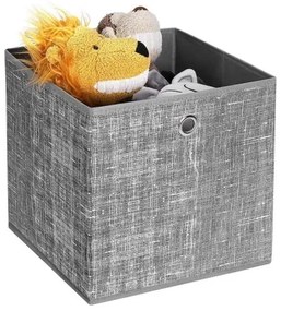 CURAN tárolódoboz, 6 db, szürke