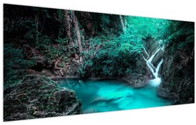 Kép - Türkiz tó (120x50 cm)