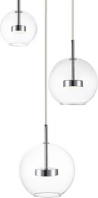 Zuma Line ENCELADUS P0428-03L-F4AC Plafonlámpa 3x5W/LED 3000K 1500lm IP20