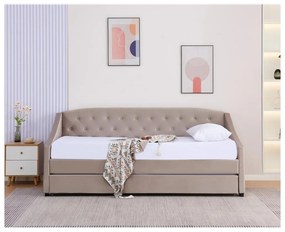 Széthúzható ágy 90 cm Asesorar (barnaszürke)  . 1116213