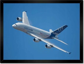 Poszterek keretben 40x30 Utasszállító repülőgép A380