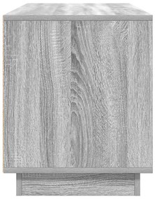 szürke sonoma színű TV-szekrény LED-lámpákkal 100x41x50 cm