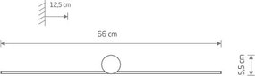 NOWODVORSKI 10368 SPIN Modern Képvilágító lámpa LED IP20