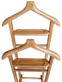 BIBI álló fogas, barna