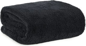 Ágytakaró pléd Lori fekete 150x200 polár meleg puha