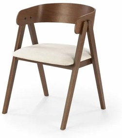 K562 szék, dió / világos bézs