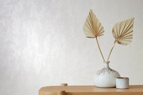 Fehér Tapéta Utánzat Kopott Vakolat Fényes Tapéta Felülettel