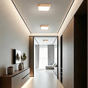 BRILAGI - WOODLINE SQUARE LED mennyezeti lámpa 32W/230V 3000/4000/6000K tölgy 30x30