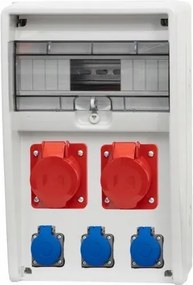 12M Ulisse kapcsolószekrény 2x32A/5P, 3x230V IP65