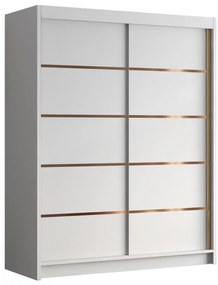 Ruhásszekrény tolóajtókkal Hyzron IV 150 (kasmír + arany) . 1105730