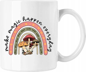 Bögre Gomba Művészet 3 Fehér 330ml