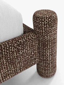 Vera franciaágy 180x200,Chenille (Sil27) / Brown