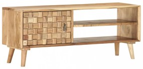 tömör akácfa TV-szekrény 100 x 35 x 40 cm